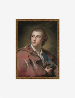 Portrait Of William Burton Conyngham Wall Art By Anton Raphael Mengs -Home Decor Sale bronzegoldframeupdateWIlliamBurton