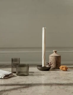 Ripple Glassware By Ferm Living -Home Decor Sale fermLIVING AW21 RippleLowGlasses BowlCandleHolderSingle DrypCandle image Product e8b7dc14 ff61 4203 8c52 f242c4e1943a