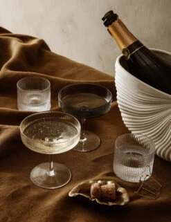 Ripple Glassware By Ferm Living -Home Decor Sale fermLIVING OysterBowl Brass Ripple image Product 0bf661e0 eda7 4064 986c 2a66c9d58812