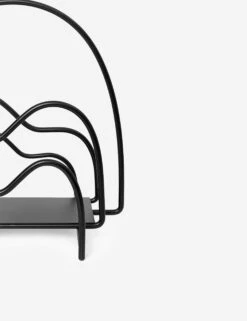 Lithos Magazine Holder By Ferm Living -Home Decor Sale fermLIVING SS22 LithosMagazineHolder Black 1104265578 pack 4 Product Product