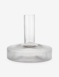 Ripple Glassware By Ferm Living -Home Decor Sale fermLIVING AW23 1104268095 RippleWineCarafe 01 64f3568e 5f0d 4cab 80ef c04c5c98a940