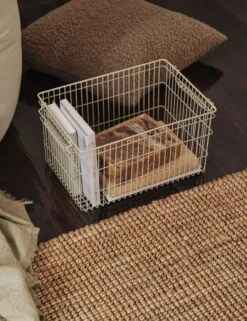Cala Stackable Baskets (Set Of 2) By Ferm Living -Home Decor Sale fermLIVING AW24 CalaStackableBaskets SetOf2 Cashmere 1104269878 AthensRug 1104269503