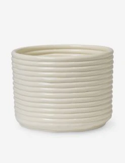 Corduroy Pot By Ferm Living -Home Decor Sale fermLIVING AW24 CorduroyPot Off white 1104269927 1