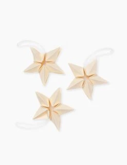 Amanda Paper Star Ornaments (Set Of 3) By Ferm Living