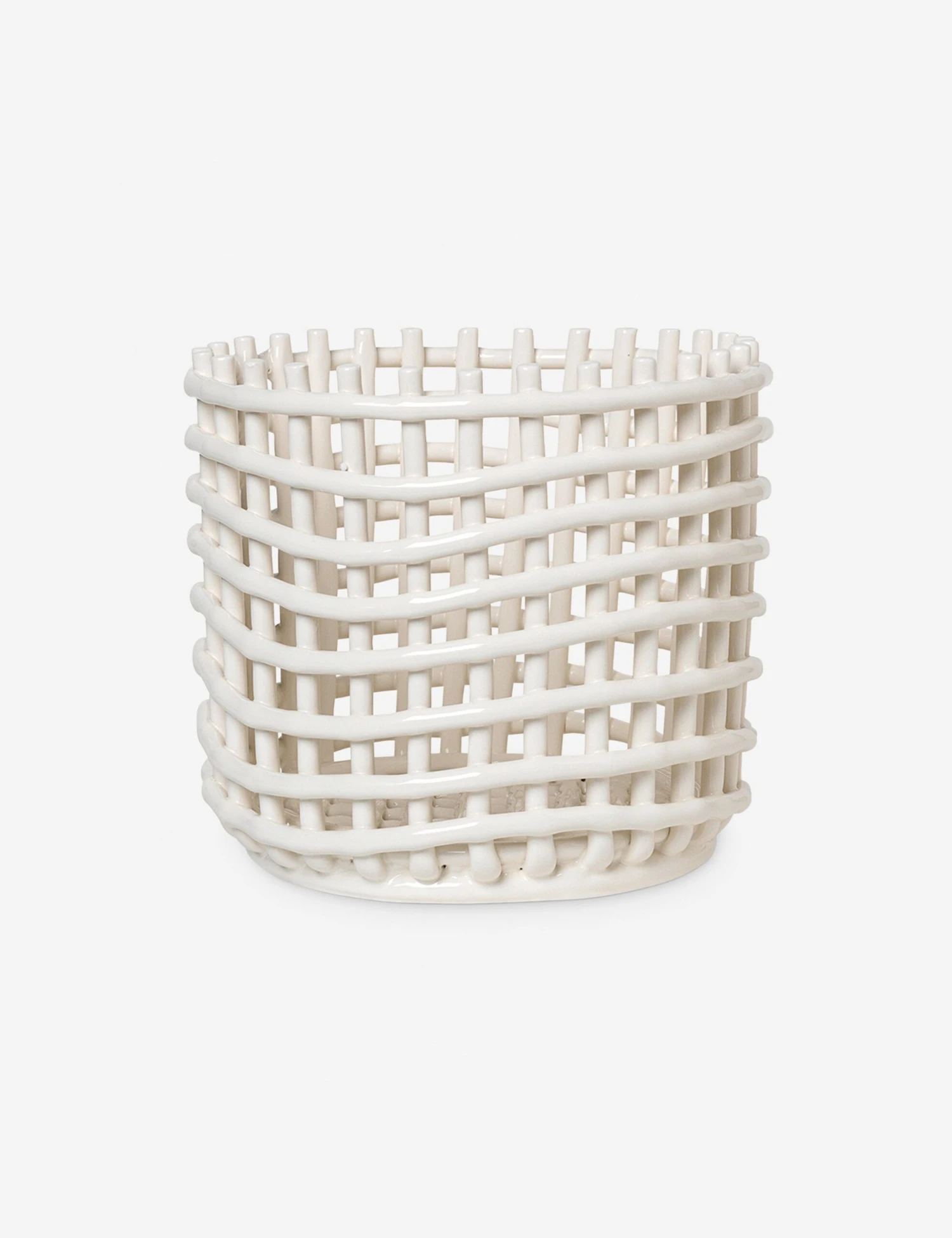 Ceramic Basket By Ferm Living 6 Ceramic Basket By Ferm Living - Image 4