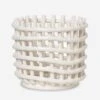 Ceramic Basket By Ferm Living -Home Decor Sale fermLIVING SS20 CeramicBasketSmall OffWhite 110073202 1 1