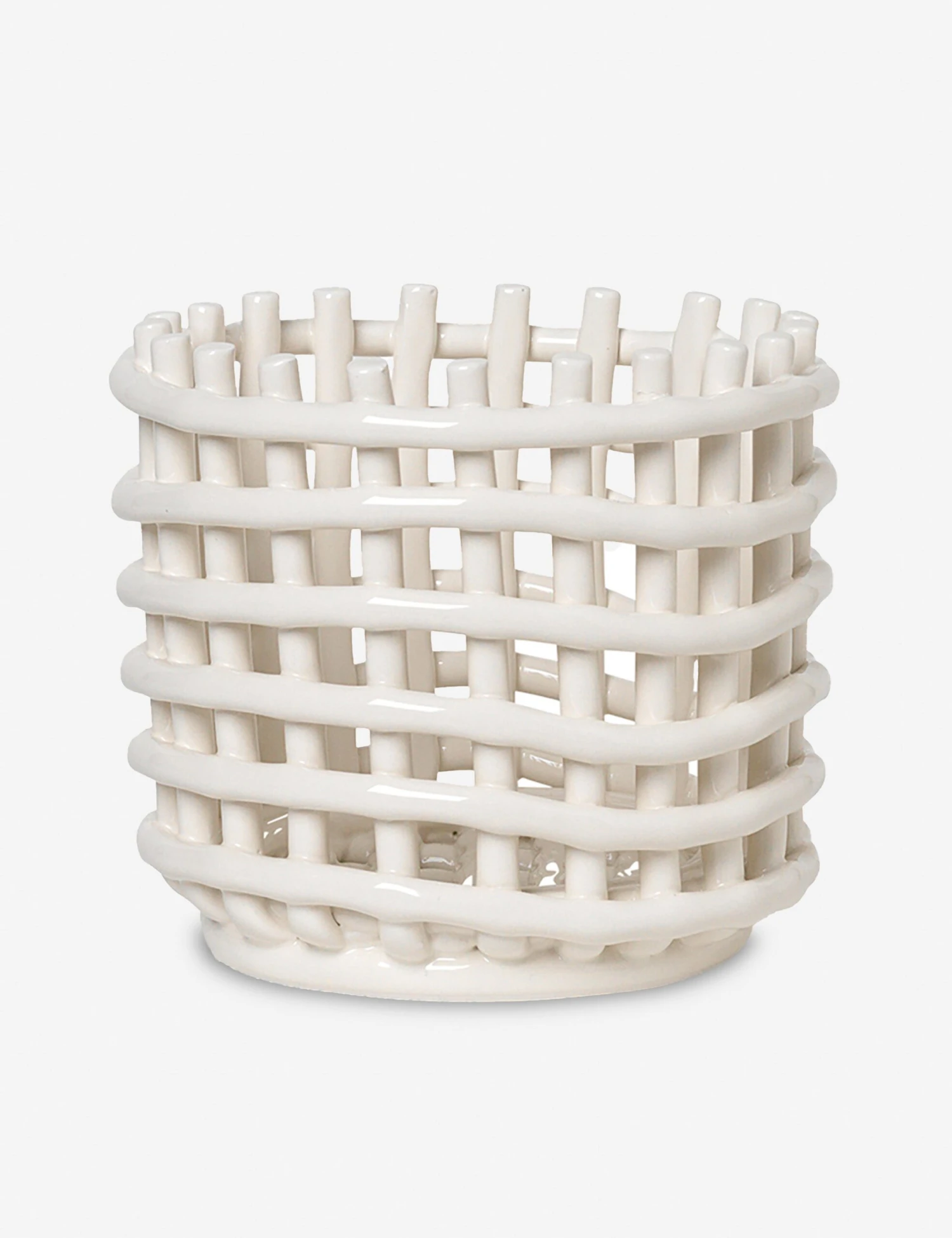 Ceramic Basket By Ferm Living 3 Ceramic Basket By Ferm Living