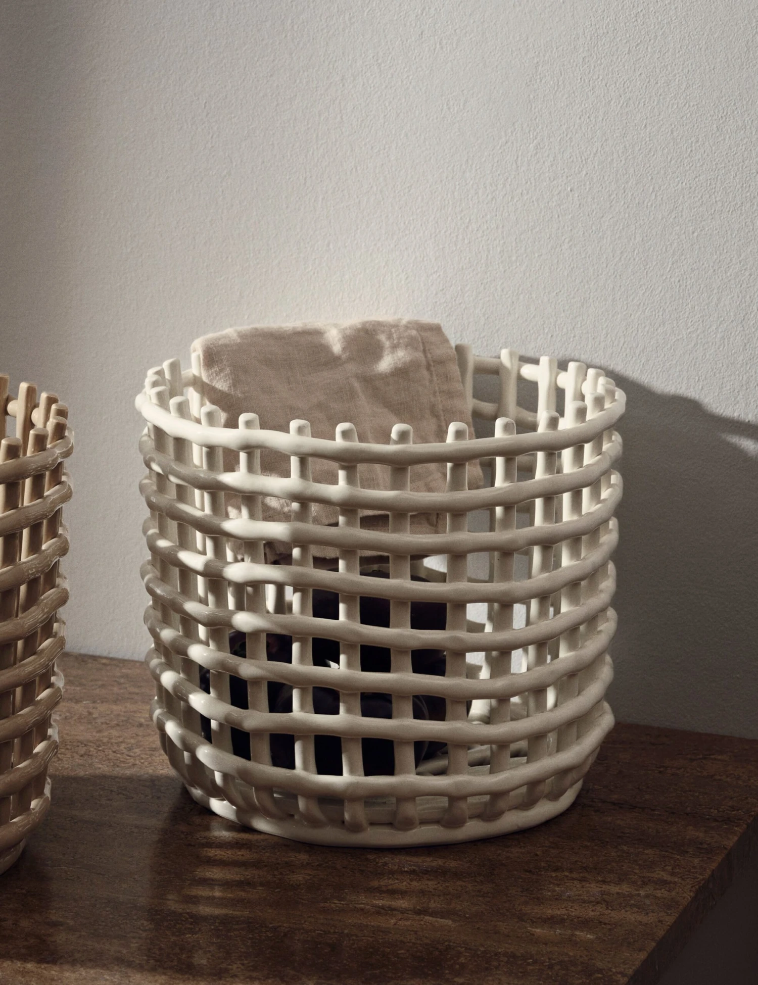 Ceramic Basket By Ferm Living 7 Ceramic Basket By Ferm Living - Image 5