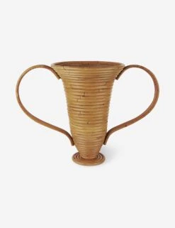 Amphora Decorative Rattan Vase By Ferm Living -Home Decor Sale fermLIVING SS23 AmphoraVaseSmall 1104267461 1