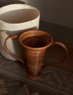 Amphora Decorative Rattan Vase By Ferm Living -Home Decor Sale fermLIVING SS23 VaryStorage 1104267640 AmphoraVase 1104267461 image 01