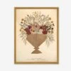 Flowers From Jerusalem Wall Art By Boulos -Home Decor Sale flowers from jerusalem gold frame