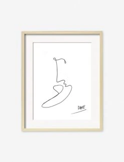 Kiss Print By Damienne Merlina -Home Decor Sale kiss natural frame 1