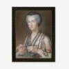 Lady Dungarvan, Countess Of Ailesbury (nee Susannah Hoare)' Wall Art By Mary Hoare -Home Decor Sale lady dungarvan black frame 1