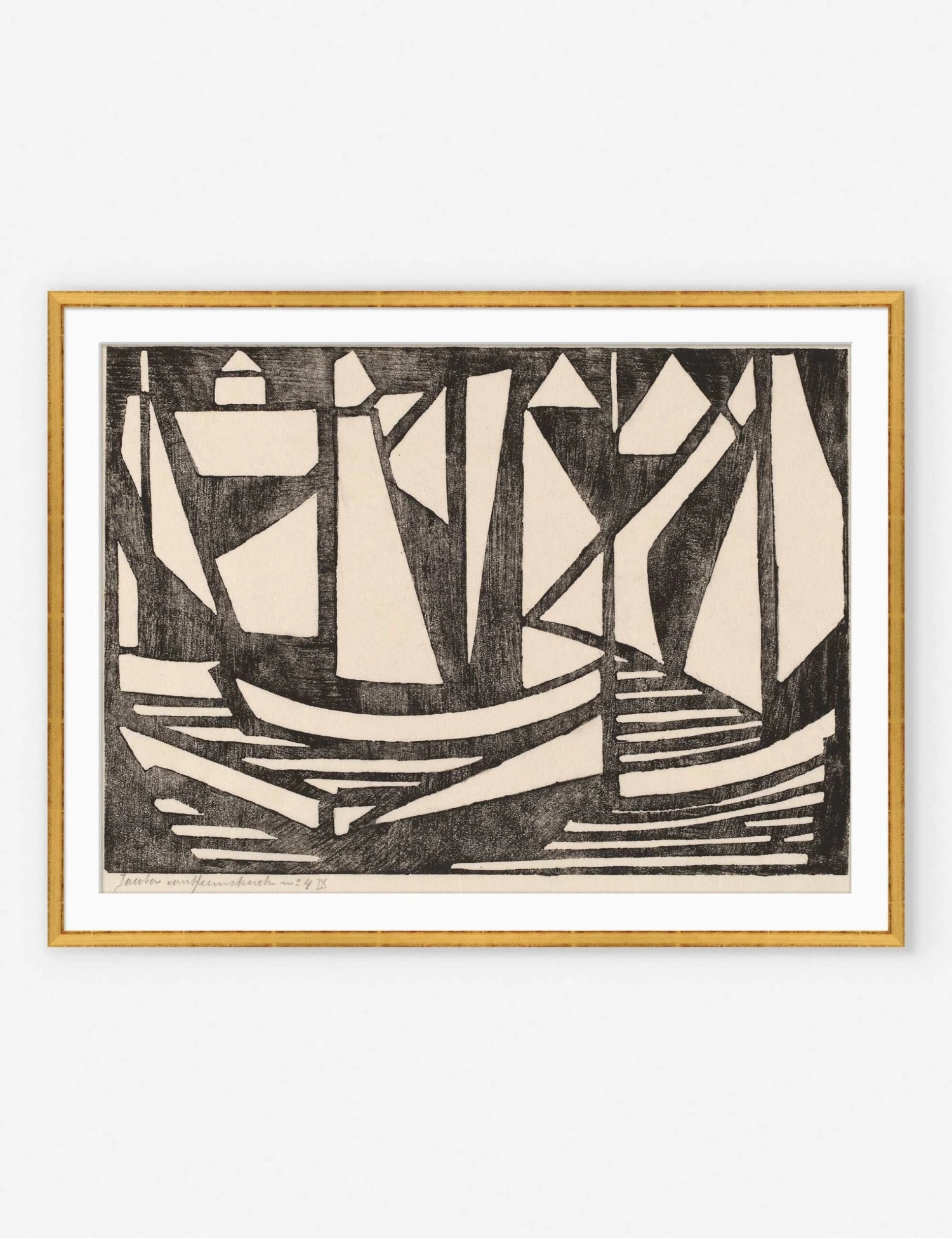 Japanese Woodcuts - Boats Print 2 Japanese Woodcuts - Boats Print