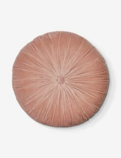 Monroe Velvet Round Pillow -Home Decor Sale monroe velvet rosewater new 1564991625 225f3f20 63e6 4cfc b1f9 3eda4a066a58