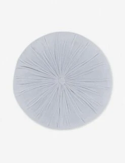 Monroe Velvet Round Pillow -Home Decor Sale monroe velvet round pillow ice blue 2007 e7fe4386 1db0 4cb3 92fe e762458edcf7