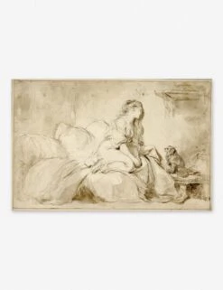 Oh! IF Only He Were As Faithful To Me Wall Art By Jean-Honoré Fragonard, Original Work Held By The J. Paul Getty Museum -Home Decor Sale oh if only he were as faithful to me