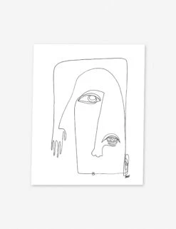 Picasso Print By Damienne Merlina -Home Decor Sale picasso face unframed print 1