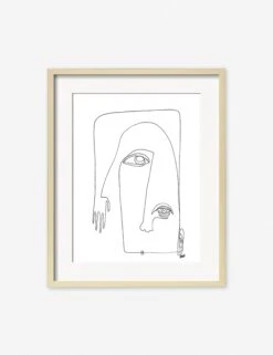 Picasso Print By Damienne Merlina -Home Decor Sale picasso natural frame 1