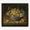 Still Life With Lemons, Oranges, And A Pomegranate Wall Art By Jacob Van Hulsdonck -Home Decor Sale still life with lemons black frame