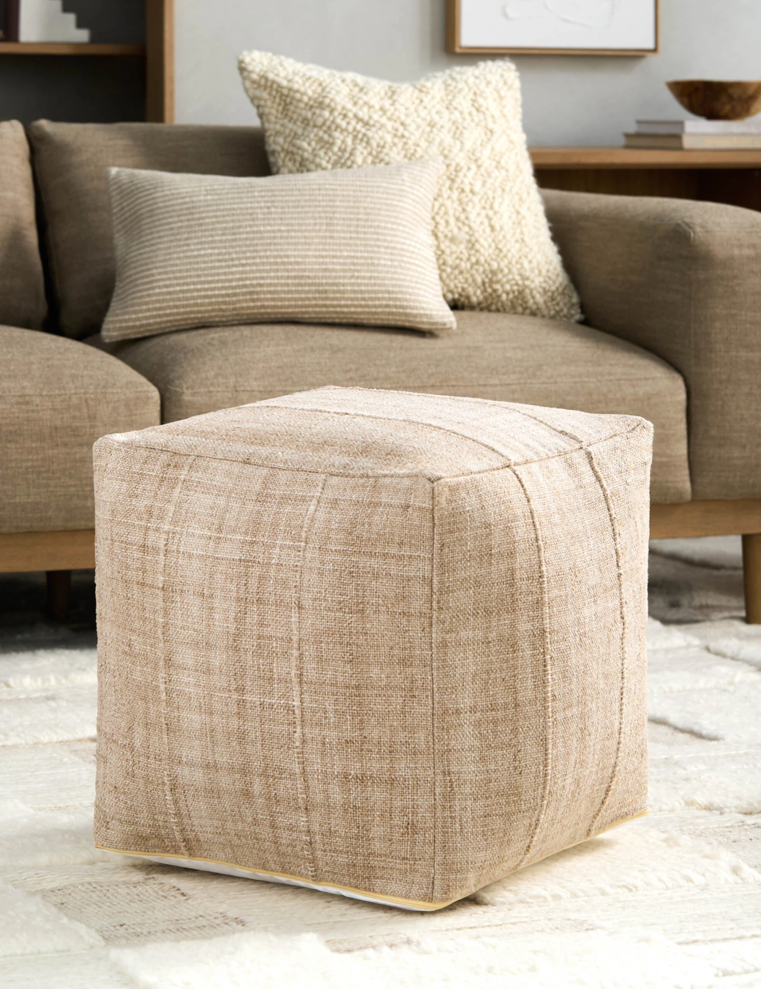 Sanji Indoor / Outdoor Square Pouf 5 Sanji Indoor / Outdoor Square Pouf - Image 3